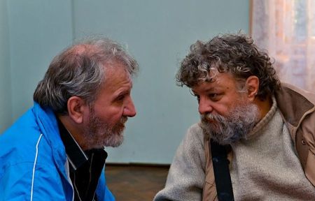 Dan Iancu şi bunul său prieten Paul Vinicius (Sighetu Marmaţiei, 2013)